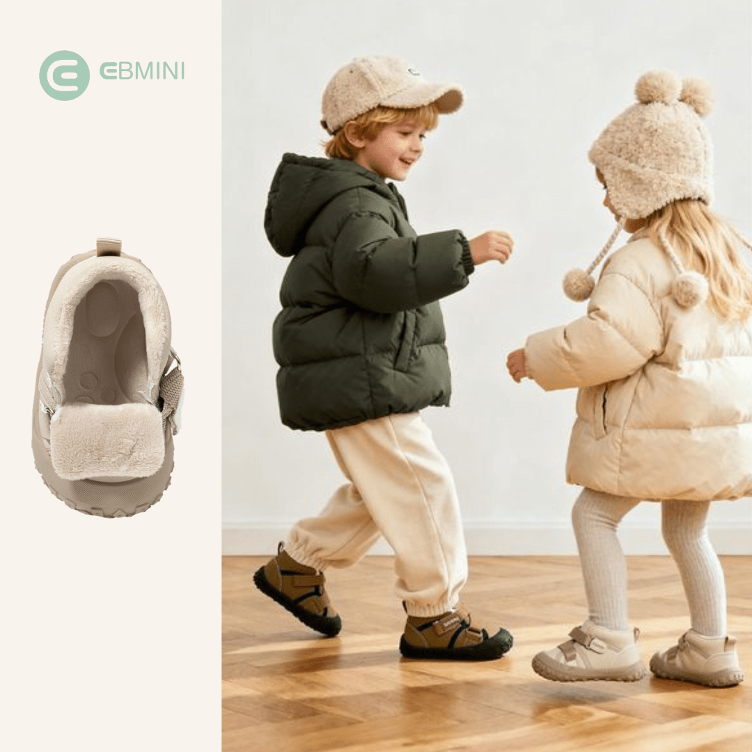 EBMINI® BEM – Chaussures barefoot d’hiver imperméables pour enfants - EBMINI® – L’original -  - 