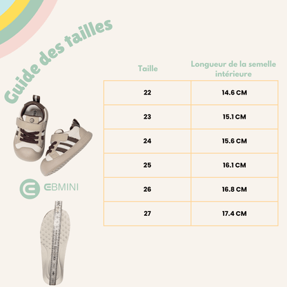 EBMINI® EDER - Baskets barefoot ultralégères pour enfants - EBMINI® – L’original -  - 