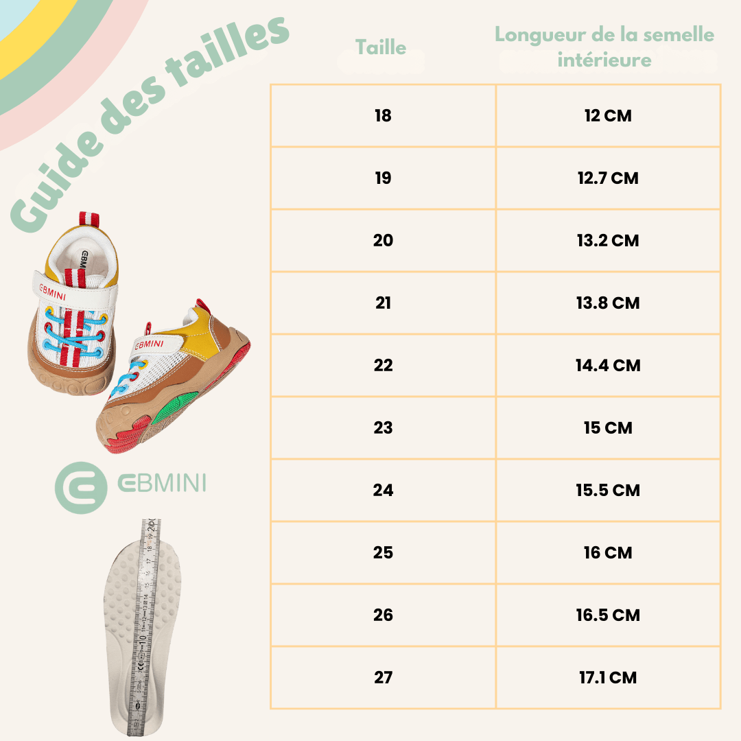 EBMINI® KORIOLI – Chaussures pour enfants, souples et ultralégères - EBMINI® – L’original -  - 