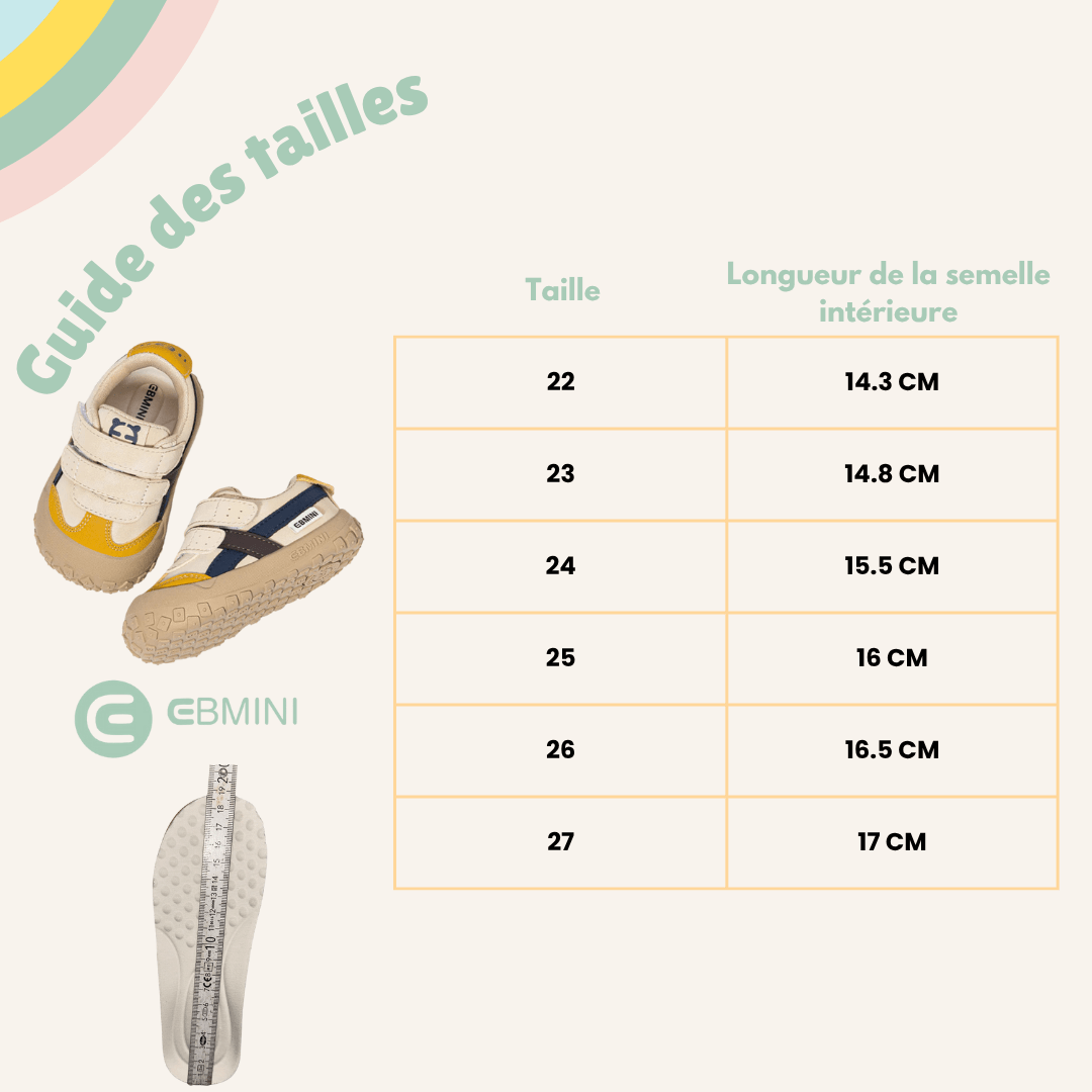EBMINI® LEM – Baskets barefoot ultra légères pour enfants - EBMINI® – L’original -  - 