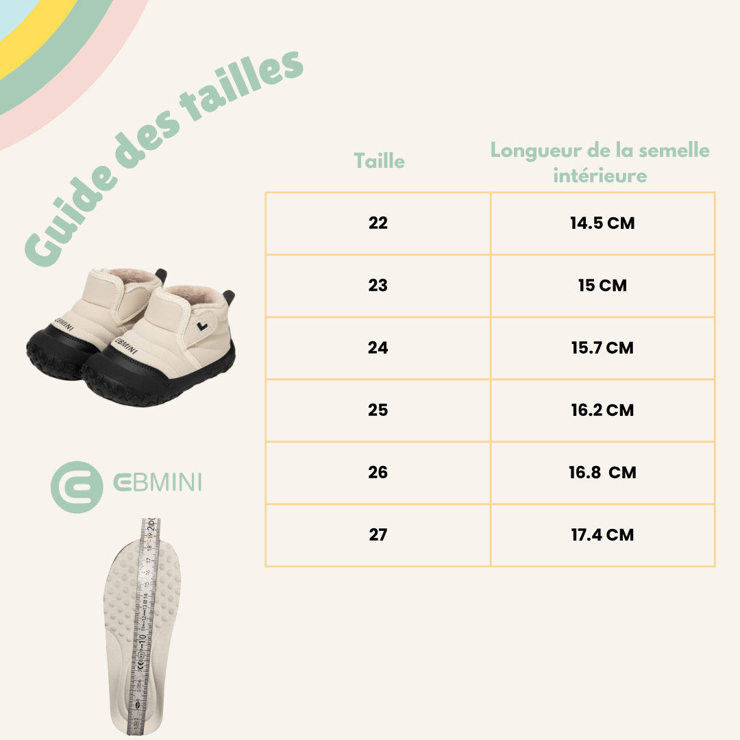 EBMINI® LER – Bottes barefoot imperméables pour enfants - Il mio negozio -  - 