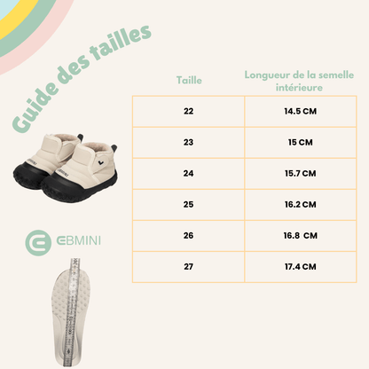 EBMINI® LER – Bottes barefoot imperméables pour enfants - Il mio negozio -  - 